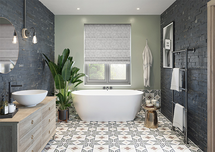 Nerida, Pebble - Twist&Fit Roman Blind - Image 8